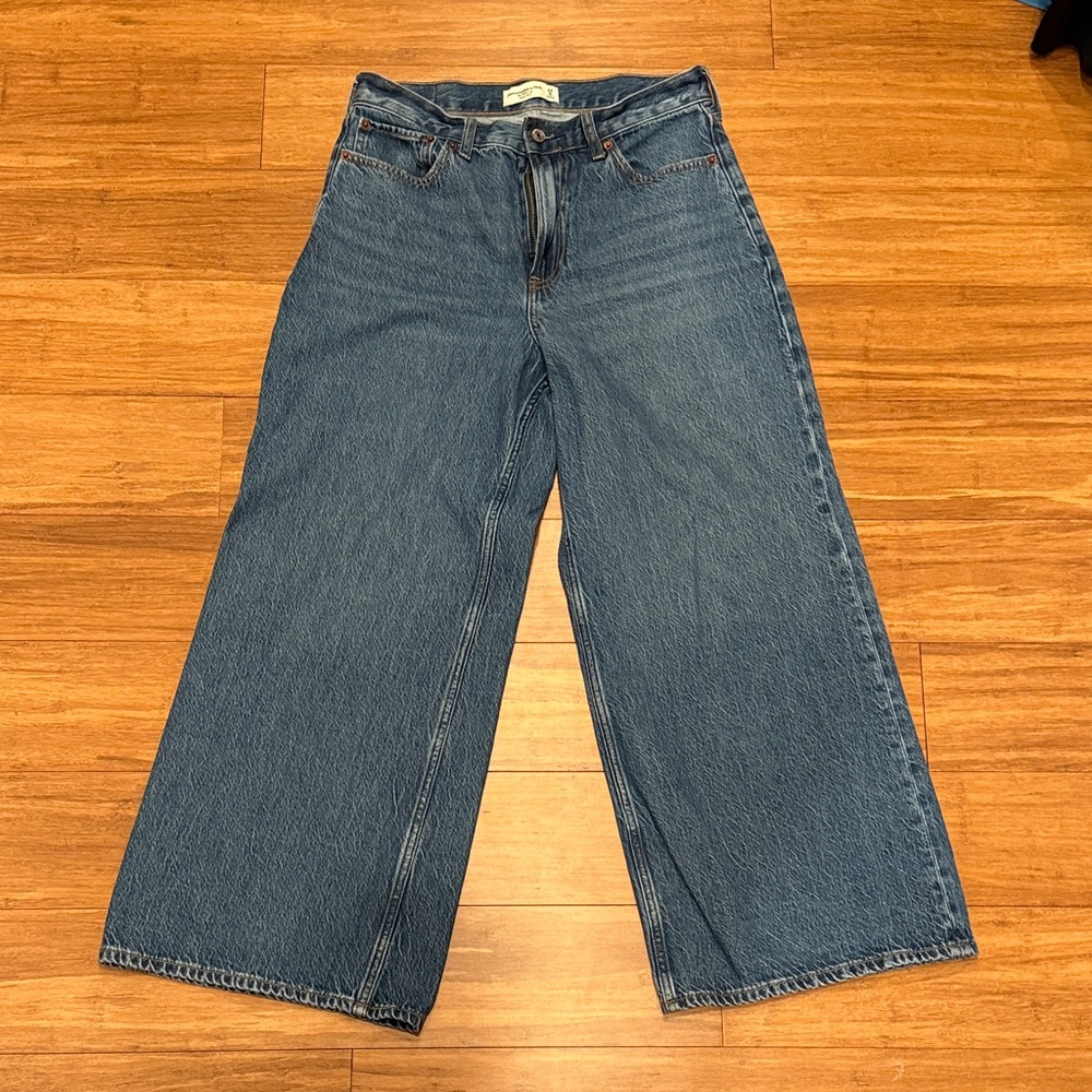 Abercrombie & Fitch Dark Blue Flare Jeans
